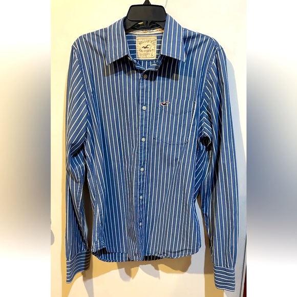 Hollister Striped Button Down Shirt - Picture 1 of 5